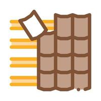 roof ceramic tile icon vector outline illustration