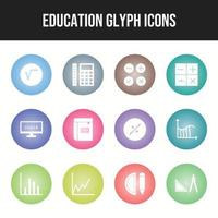 Unique Set of Education Icons vector