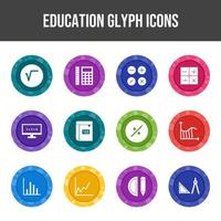 Unique Set of Education Icons vector