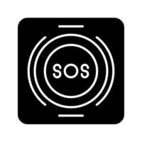 Emergency Button Vector Icon