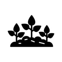 icono de vector de plantación