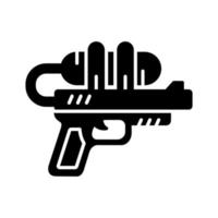 icono de vector de pistola de agua