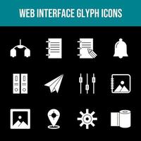 Beautiful Web Interface vector icon set