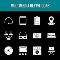 Beautiful Multimedia vector icon set