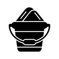 Sand Bucket Vector Icon