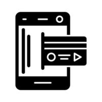 Mobile Money Vector Icon