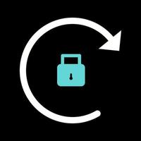 Portrait orientation lock Vector Icon