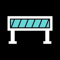 Road Barrier Vector Icon