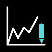 Drawing Graphs Vector Icon