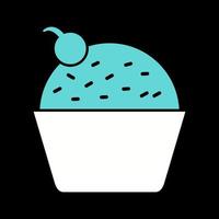 Chocolate Cupcake Vector Icon