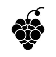 icono de vector de uvas