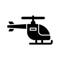 icono de vector de helicóptero