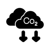 icono de vector de co2