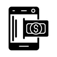 Online Money Vector Icon