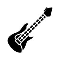 icono de vector de guitarra eléctrica