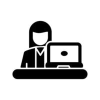 Telecommuting Vector Icon