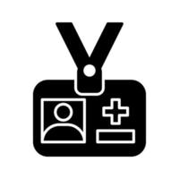 Medical Id Vector Icon