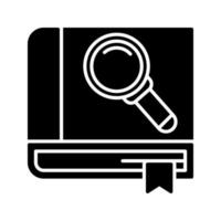 Search Book Vector Icon