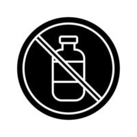 No Liquids Vector Icon