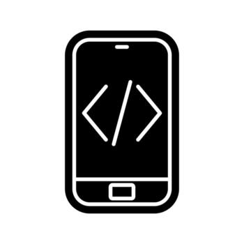 icono de vector de codificación