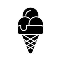 icono de vector de helado