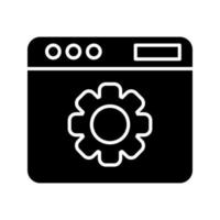 Web Settings Vector Icon