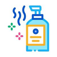 aromatic liquid soap bottle icon vector outline illustration