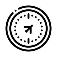 air navigation compass icon vector outline illustration