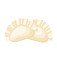 dumpling cartoon vector illustration