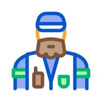 forester man icon vector outline illustration