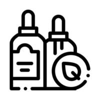 dropper bottles icon vector outline illustration