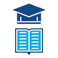 Education Glyph Two Color Icon vector