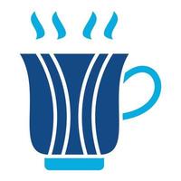 Hot Drink Glyph Two Color Icon vector