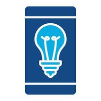 Mobile Solutions Glyph Two Color Icon vector