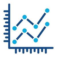 Stacked Line Glyph Two Color Icon vector