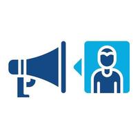 Digital Pr Glyph Two Color Icon vector