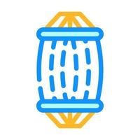 hammock tool color icon vector illustration flat