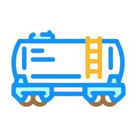 tank carriage color icon vector illustration