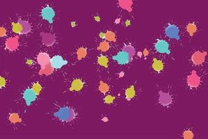 Watercolor splashes. Spot of paint. Colors grunge texture. Splatter of rainbow paint for your design. vector