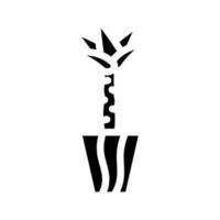 yucca-elephantipes glyph icon vector illustration