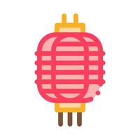 chinese lantern icon vector outline illustration