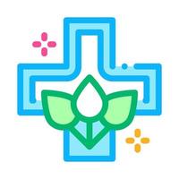 folk medicine icon vector outline illustration