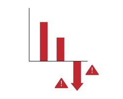 poor performance or Low performance is when an employee's work is less than satisfactory vector