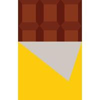 Chocolate Icon in Colored Outline Style vector