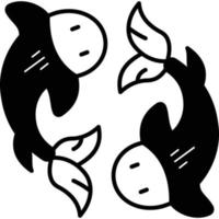 Koi fish  Which can easily edit or modify vector