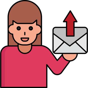 Holding Envelope Which can easily edit or modify vector