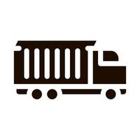 Agricultural Cargo Truck Vector Icon