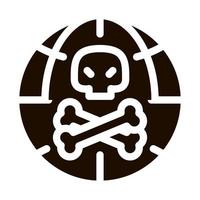 Raw Head And Bloody Bones Vector Icon