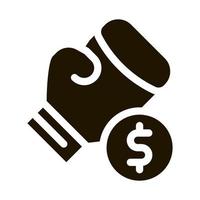 Boxing Hand Sign Betting And Gambling Icon Vector Illustration
