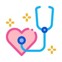 heart beat measurements icon vector outline illustration